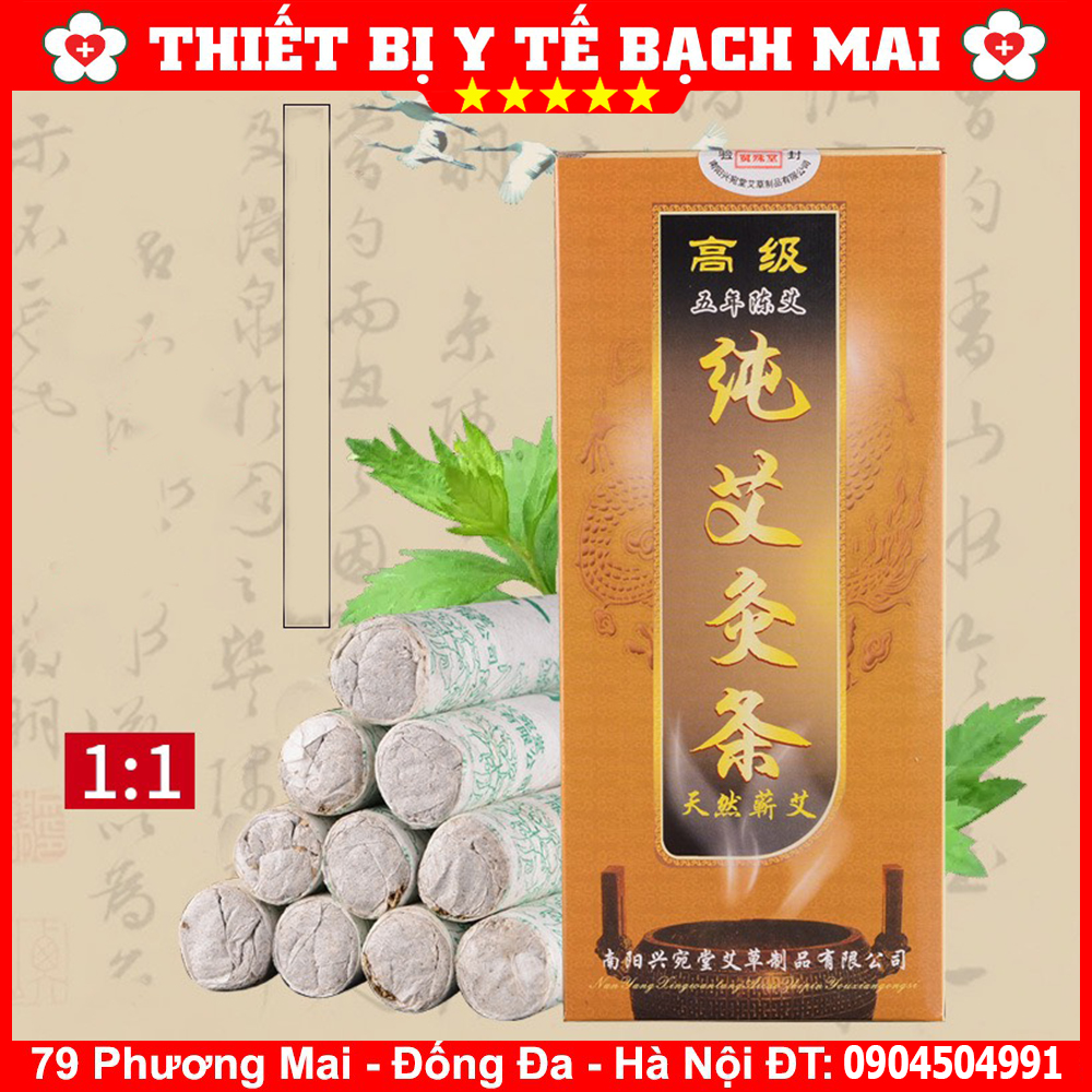 Điếu Ngải Cứu Trung Quốc - Hộp 10 Cây Ngải