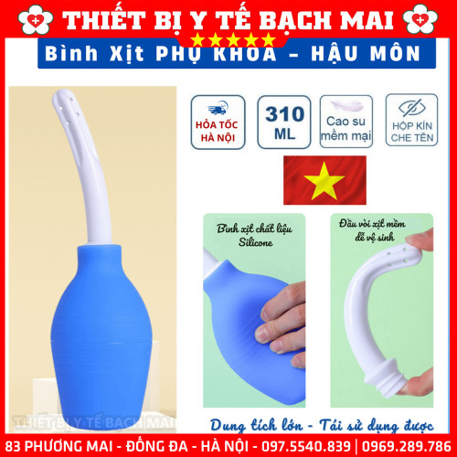 Dụng Cụ Thụt Rửa Hậu Môn, Bình Xịt Rửa Vệ Sinh Âm Đạo Phụ Nữ Hỗ Trợ Điều Trị Phụ Khoa 310ml Dụng Cụ Thụt Rửa Hậu Môn, Bình Xịt Rửa Vệ Sinh Âm Đạo Phụ Nữ Hỗ Trợ Điều Trị Phụ Khoa 310ml
