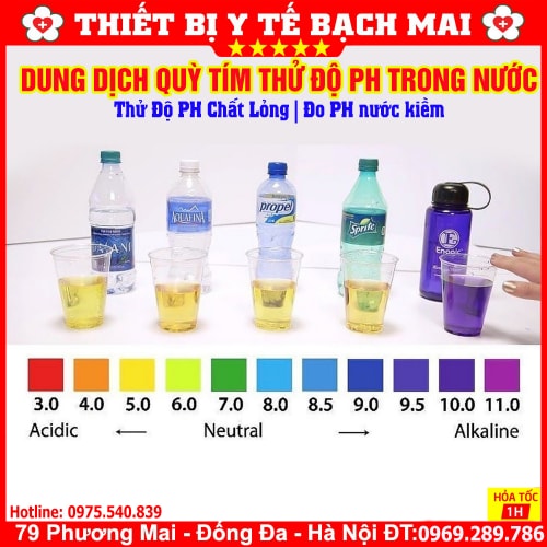 Dung Dịch Quỳ Tím Đo Độ PH Nước Kiềm, Quỳ Tím Nước Kiểm Tra PH Chất Lỏng Lọ 50ml Dung Dịch Quỳ Tím Đo Độ PH Nước Kiềm, Quỳ Tím Nước Kiểm Tra PH Chất Lỏng Lọ 50ml
