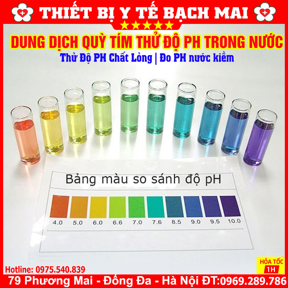 Dung Dịch Quỳ Tím Đo Độ PH Nước Kiềm, Quỳ Tím Nước Kiểm Tra PH Chất Lỏng Lọ 50ml Dung Dịch Quỳ Tím Đo Độ PH Nước Kiềm, Quỳ Tím Nước Kiểm Tra PH Chất Lỏng Lọ 50ml