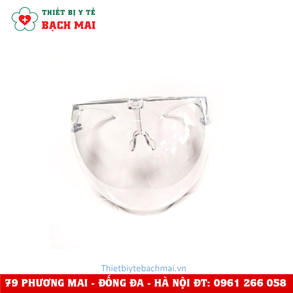 Kính - Khẩu Trang Nhựa An Toàn Bảo Vệ Vùng Mặt Face Shield