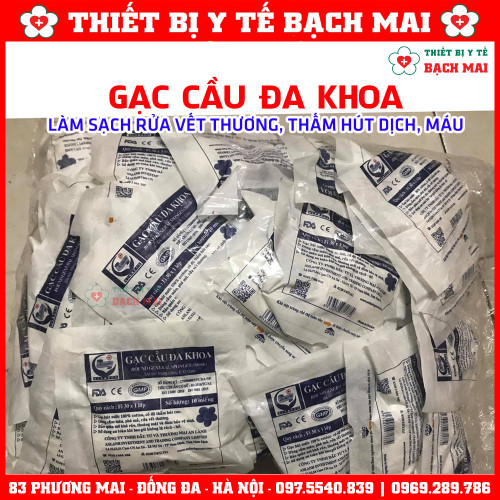 Gạc Cầu Đa Khoa Fi30 x 1 Lớp - Gói 10 Miếng