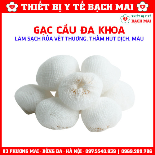 Gạc Cầu Đa Khoa Fi30 x 1 Lớp - Gói 10 Miếng