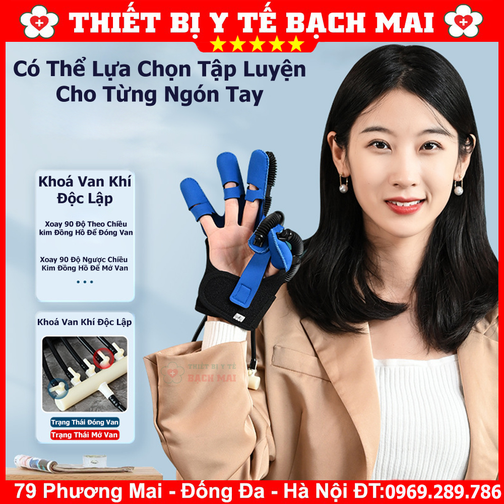 Găng Tay Robot Phục Hồi Chức Năng Bàn Ngón Tay Sau Tai Biến 3 Trong 1 AMJ-01 Găng Tay Robot Phục Hồi Chức Năng Bàn Ngón Tay Sau Tai Biến 3 Trong 1 AMJ-01