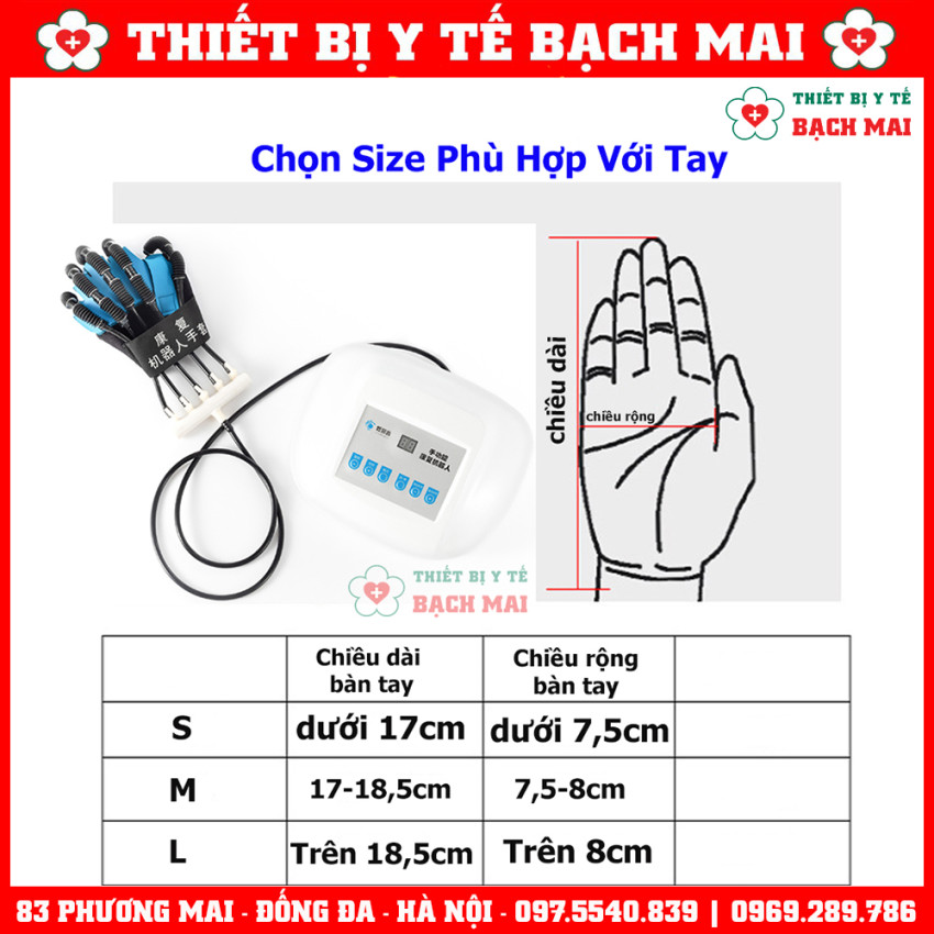 Găng Tay Robot Phục Hồi Chức Năng Bàn Ngón Tay Sau Tai Biến 3 Trong 1 AMJ-01