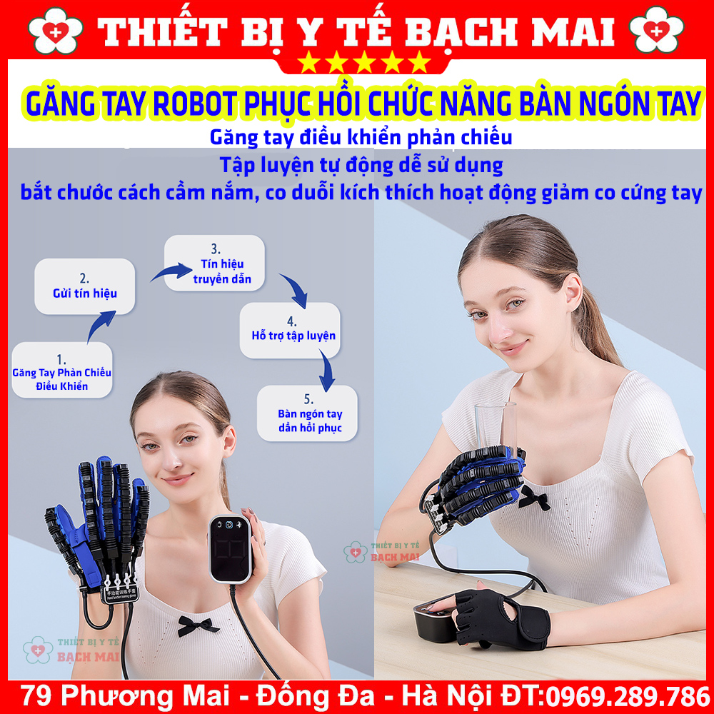 Găng Tay Robot Tập Phục Hồi Chức Năng Co Duỗi Bàn Tay, Ngón Tay Găng Tay Robot Tập Phục Hồi Chức Năng Co Duỗi Bàn Tay, Ngón Tay