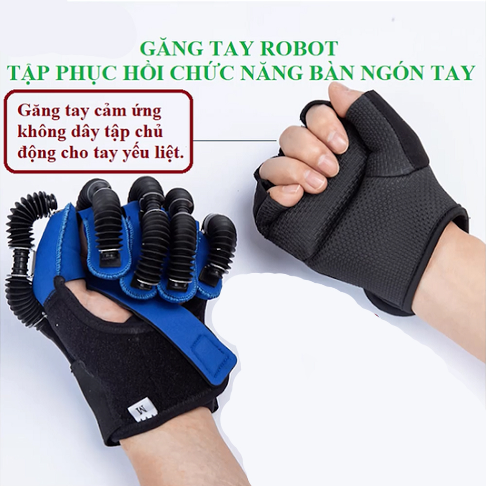 Găng Tay Robot Tập Phục Hồi Chức Năng Bàn Ngón Tay Cho Người Tai Biến, Liệt