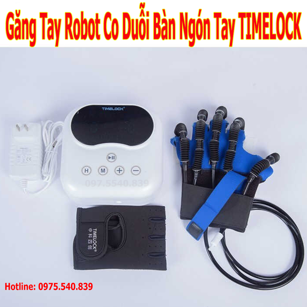 Máy Tập Tay Thông Minh TIMELOCK, Găng Tay Robot Phục Hồi Bàn Ngón Tay Cho Người Tai Biến, Liệt