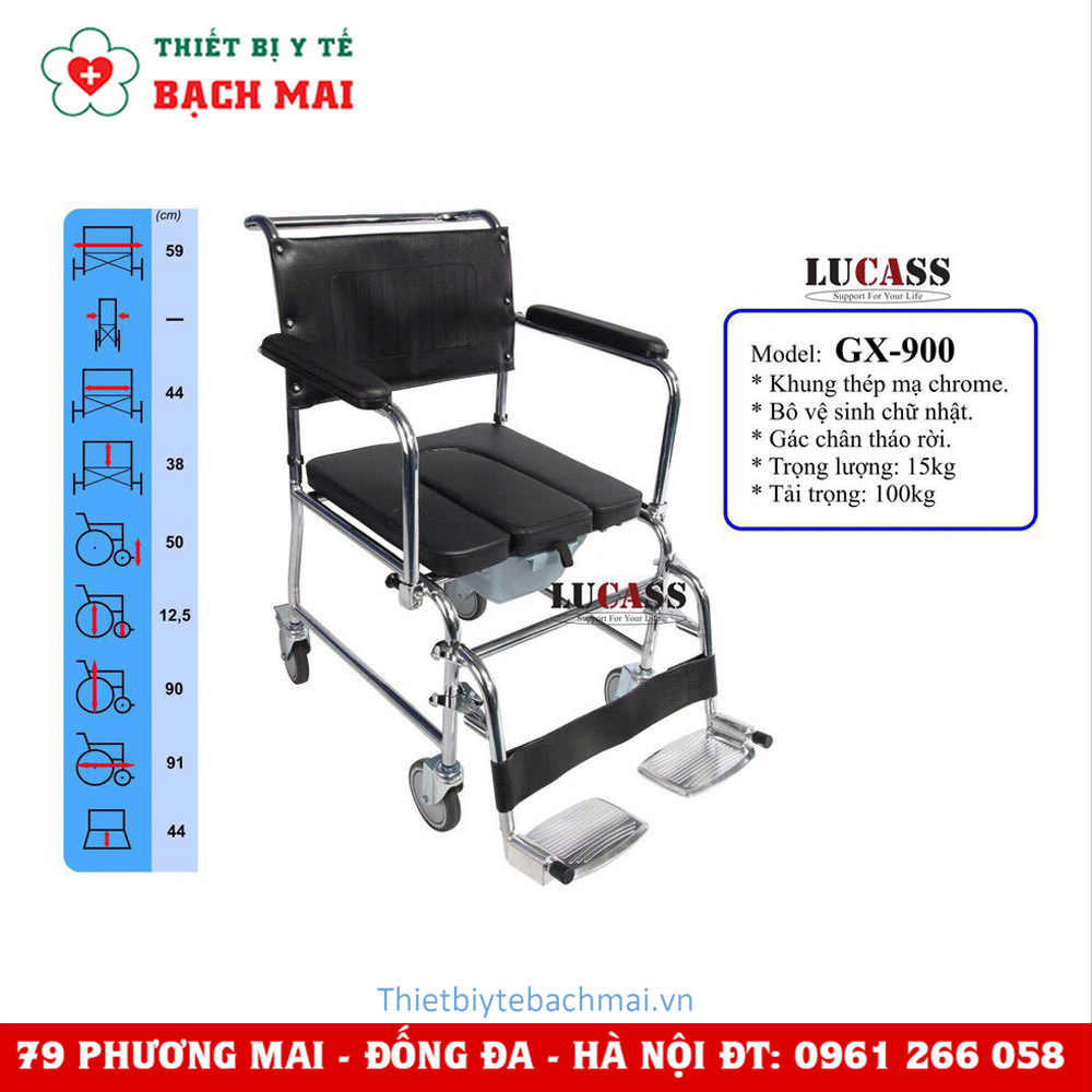Ghế Bô Vệ Sinh Lucass GX-900 Ghế Bô Vệ Sinh Lucass GX-900