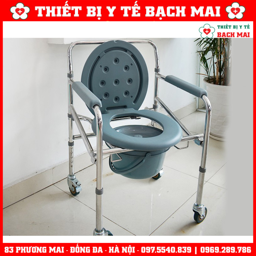 Ghế Bô Vệ Sinh Có Bánh Xe G696
