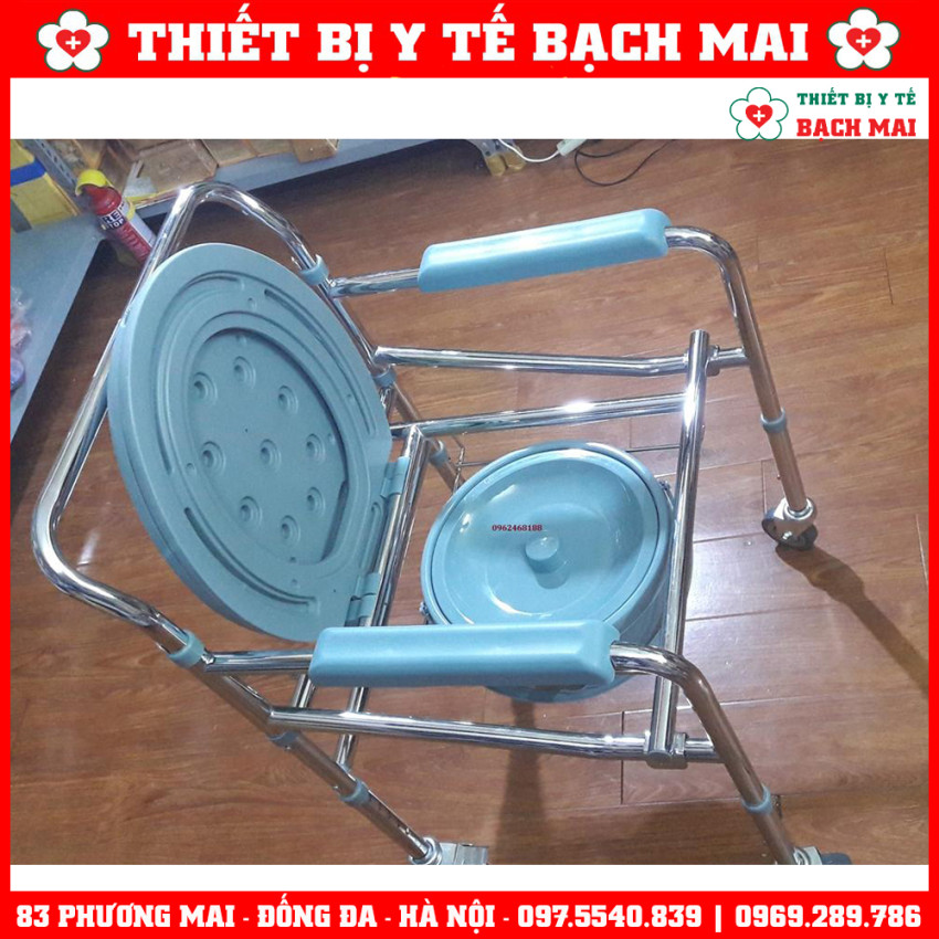 Ghế Bô Vệ Sinh Có Bánh Xe G696