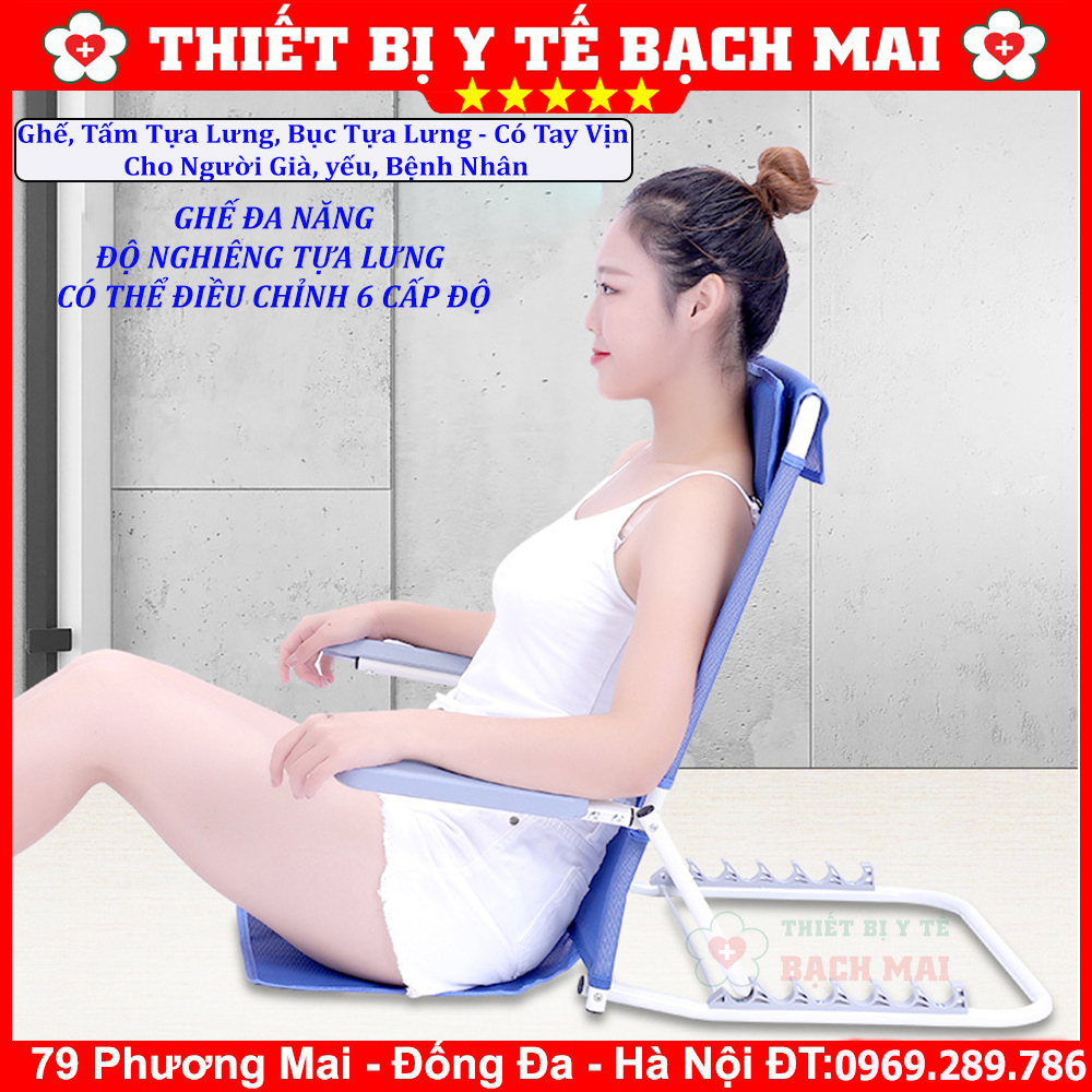 Ghế Tựa Lưng Có Tay Vịn Cho Người Già, Yếu, Bệnh Nhân - Khung Tựa Lưng Ghế Tựa Lưng Có Tay Vịn Cho Người Già, Yếu, Bệnh Nhân - Khung Tựa Lưng