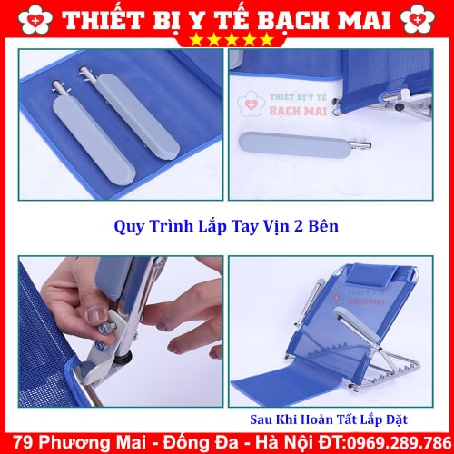 Ghế Tựa Lưng Có Tay Vịn Cho Người Già, Yếu, Bệnh Nhân - Khung Tựa Lưng Ghế Tựa Lưng Có Tay Vịn Cho Người Già, Yếu, Bệnh Nhân - Khung Tựa Lưng