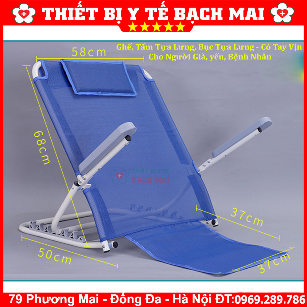 Ghế Tựa Lưng Có Tay Vịn Cho Người Già, Yếu, Bệnh Nhân - Khung Tựa Lưng Ghế Tựa Lưng Có Tay Vịn Cho Người Già, Yếu, Bệnh Nhân - Khung Tựa Lưng