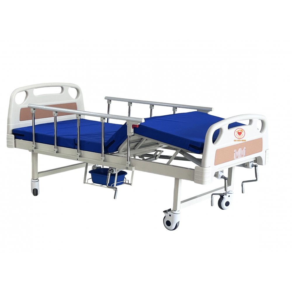 Giường 3 Tay Quay GBM-094A Có Bô Vệ Sinh, Chậu Gội Đầu - Giường Y Tế, Giường Bệnh Nhân Nâng Hạ Đầu-Chân Giường 3 Tay Quay GBM-094A Có Bô Vệ Sinh, Chậu Gội Đầu - Giường Y Tế, Giường Bệnh Nhân Nâng Hạ Đầu-Chân