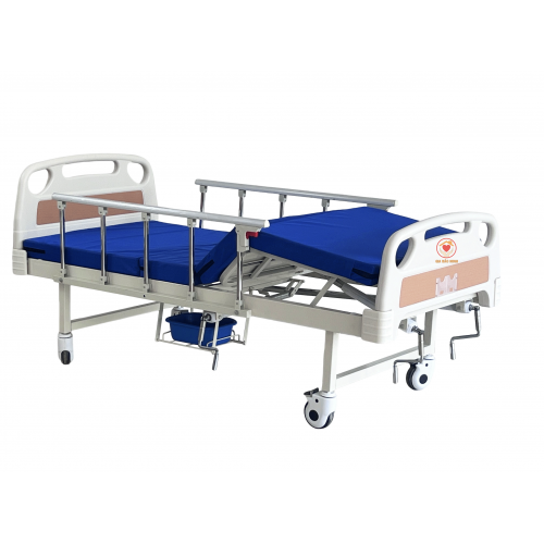 Giường 3 Tay Quay GBM-094A Có Bô Vệ Sinh, Chậu Gội Đầu - Giường Y Tế, Giường Bệnh Nhân Nâng Hạ Đầu-Chân Giường 3 Tay Quay GBM-094A Có Bô Vệ Sinh, Chậu Gội Đầu - Giường Y Tế, Giường Bệnh Nhân Nâng Hạ Đầu-Chân