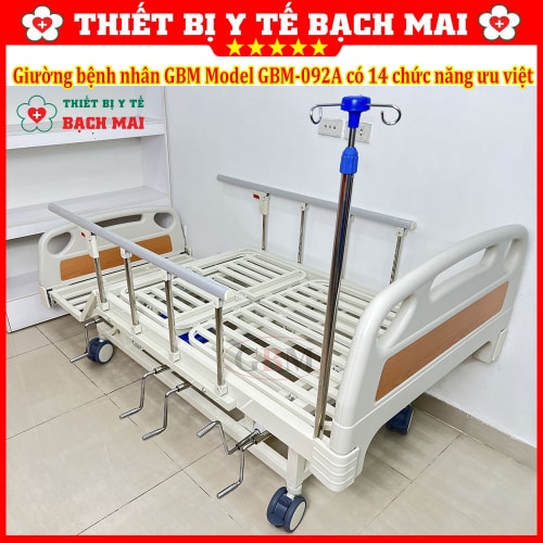 Giường Bệnh Nhân 4 Tay Quay GBM-092A Giường Bệnh Nhân 4 Tay Quay GBM-092A