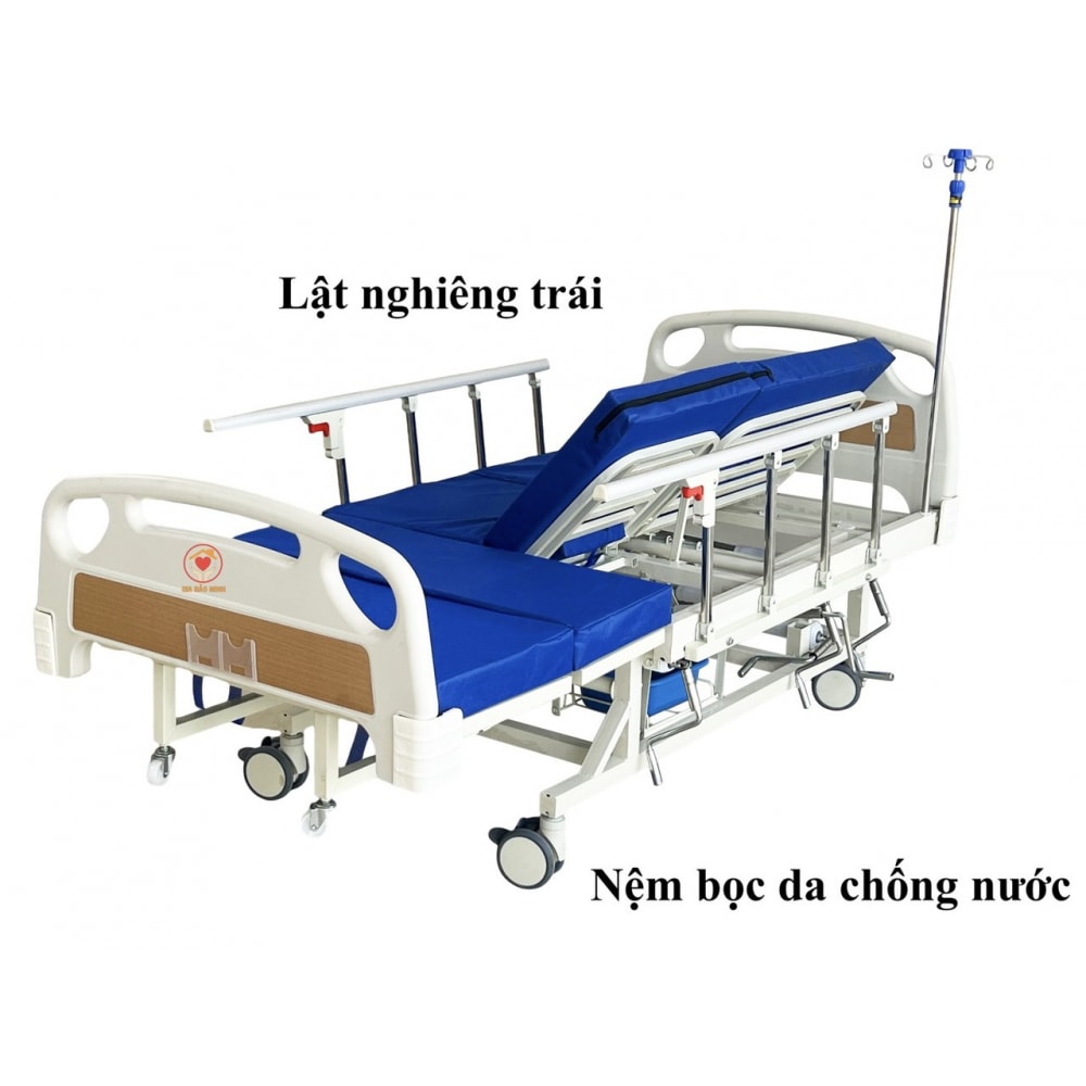 Giường Bệnh Nhân 4 Tay Quay GBM-092A Giường Bệnh Nhân 4 Tay Quay GBM-092A