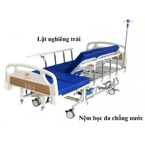 Giường Bệnh Nhân 4 Tay Quay GBM-092A Giường Bệnh Nhân 4 Tay Quay GBM-092A
