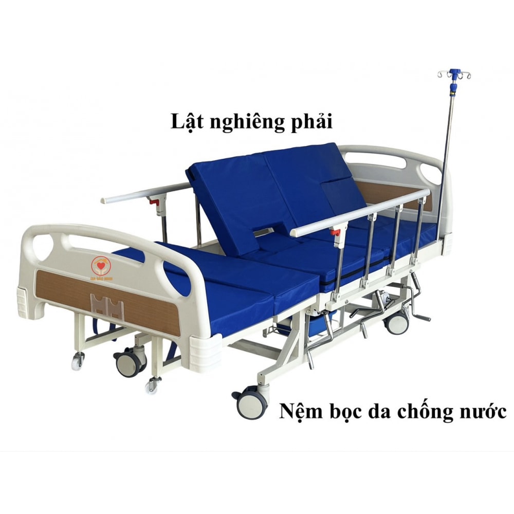 Giường Bệnh Nhân 4 Tay Quay GBM-092A Giường Bệnh Nhân 4 Tay Quay GBM-092A