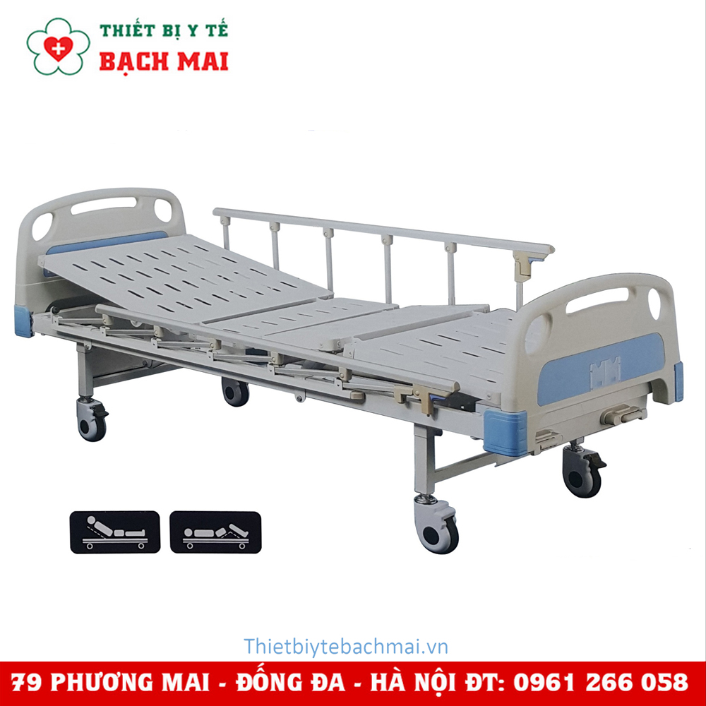 Giường Bệnh Nhân 1 Tay Quay Lucass GB1 Cao Cấp Giường Bệnh Nhân 1 Tay Quay Lucass GB1 Cao Cấp