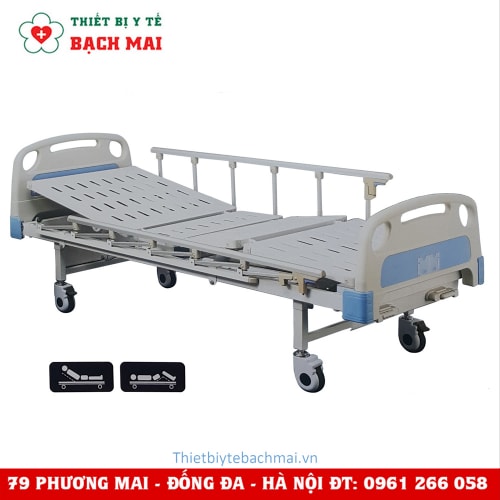 Giường Bệnh Nhân 1 Tay Quay Lucass GB1 Cao Cấp Giường Bệnh Nhân 1 Tay Quay Lucass GB1 Cao Cấp