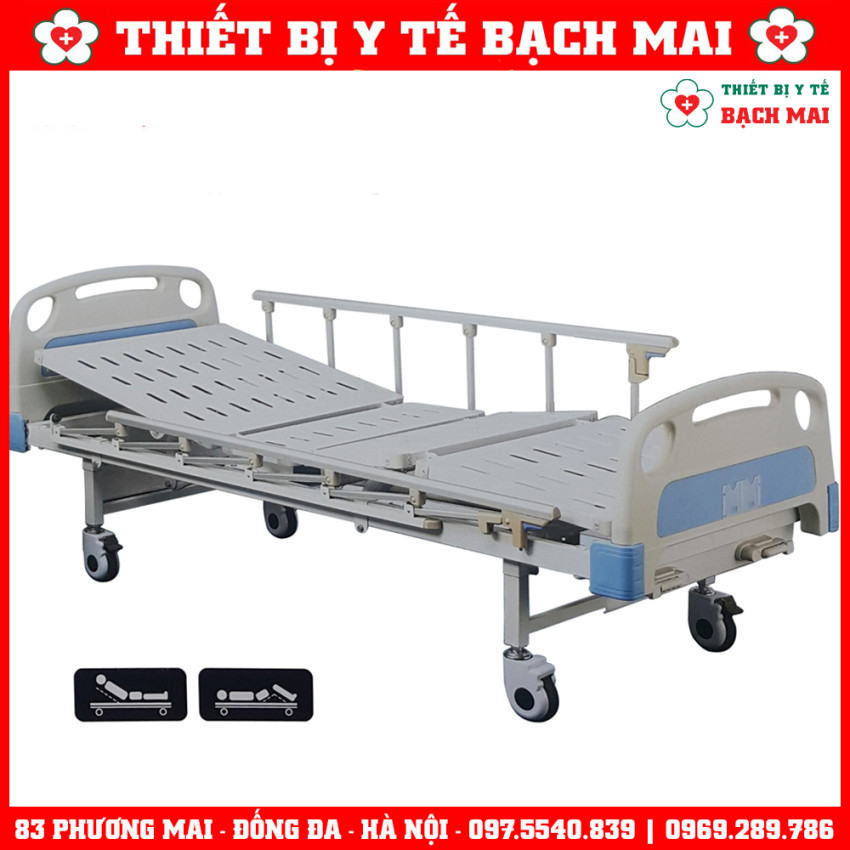 Giường Bệnh Nhân 1 Tay Quay Lucass GB1 Cao Cấp Giường Bệnh Nhân 1 Tay Quay Lucass GB1 Cao Cấp