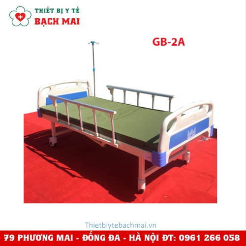 GIƯỜNG Y TẾ 2 TAY QUAY NHẬP KHẨU LUCASS GB2A GIƯỜNG Y TẾ 2 TAY QUAY NHẬP KHẨU LUCASS GB2A