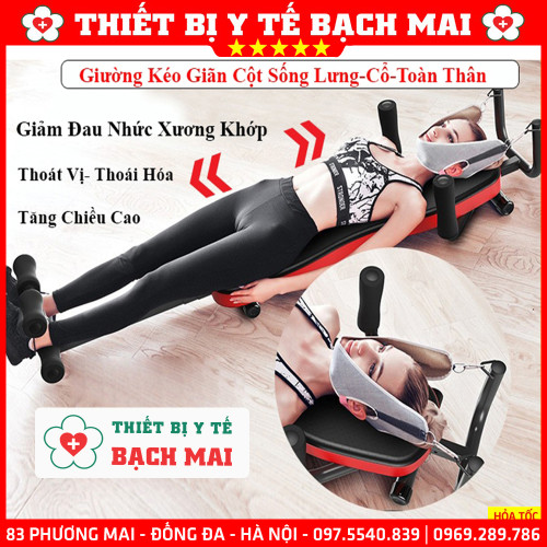 Giường Kéo Giãn Cột Sống Lưng Cổ Toàn Thân FRESK – Giường Kéo Giãn Cột Sống Tại Nhà