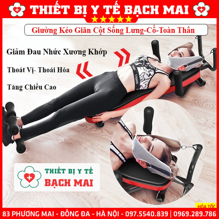 Giường Kéo Giãn Cột Sống Lưng Cổ Toàn Thân FRESK – Giường Kéo Giãn Cột Sống Tại Nhà