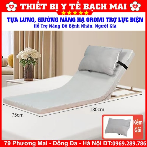 Giường Nâng Hạ OROMI VTM-2024 Trợ Lực Tăng Điện Hỗ Trợ Nâng Đỡ Bệnh Nhân, Người Già Giường Nâng Hạ OROMI VTM-2024 Trợ Lực Tăng Điện Hỗ Trợ Nâng Đỡ Bệnh Nhân, Người Già