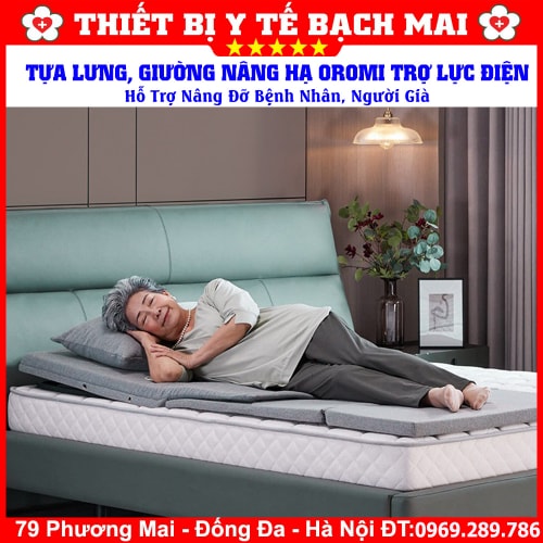 Giường Nâng Hạ OROMI VTM-2024 Trợ Lực Tăng Điện Hỗ Trợ Nâng Đỡ Bệnh Nhân, Người Già Giường Nâng Hạ OROMI VTM-2024 Trợ Lực Tăng Điện Hỗ Trợ Nâng Đỡ Bệnh Nhân, Người Già