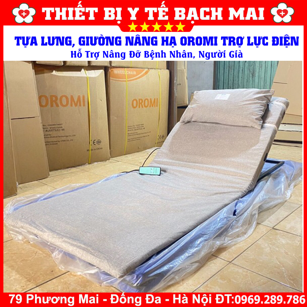 Giường Nâng Hạ OROMI VTM-2024 Trợ Lực Tăng Điện Hỗ Trợ Nâng Đỡ Bệnh Nhân, Người Già Giường Nâng Hạ OROMI VTM-2024 Trợ Lực Tăng Điện Hỗ Trợ Nâng Đỡ Bệnh Nhân, Người Già