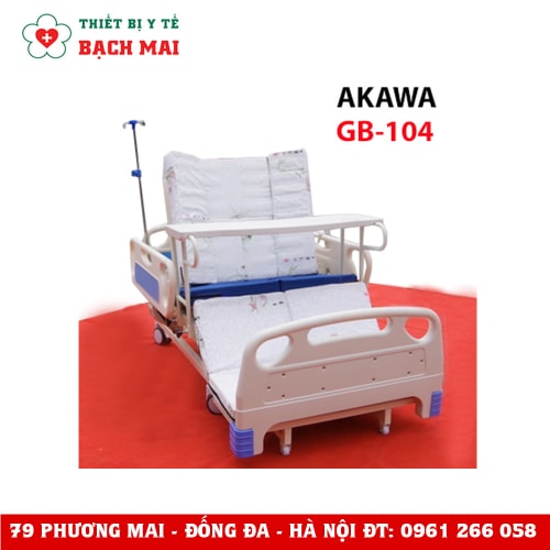 Giường Bệnh Nhân Y Tế Chạy Điện Đa Chức Năng AKAWA GB-104
