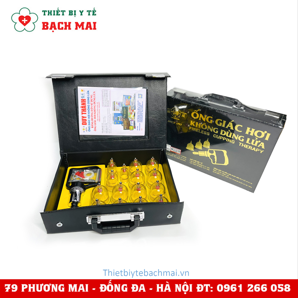Bộ Giác Hơi Không Dùng Lửa Duy Thành (Màu Đen) Bộ Giác Hơi Không Dùng Lửa Duy Thành (Màu Đen)