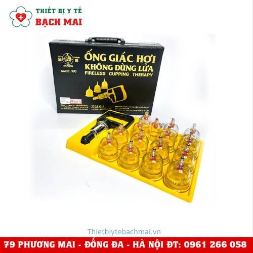 Bộ Giác Hơi Không Dùng Lửa Duy Thành (Màu Đen)