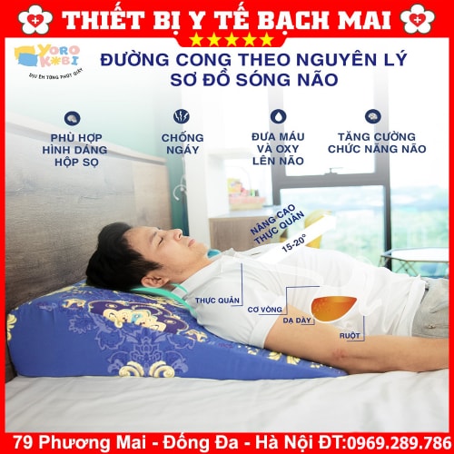 Gối Chống Trào Ngược Dạ Dày Người Lớn YOROKOBI Gối Chống Trào Ngược Dạ Dày Người Lớn YOROKOBI