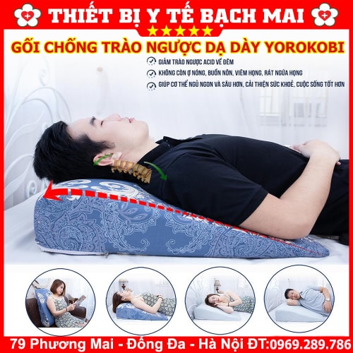 Gối Chống Trào Ngược Dạ Dày Người Lớn YOROKOBI Gối Chống Trào Ngược Dạ Dày Người Lớn YOROKOBI
