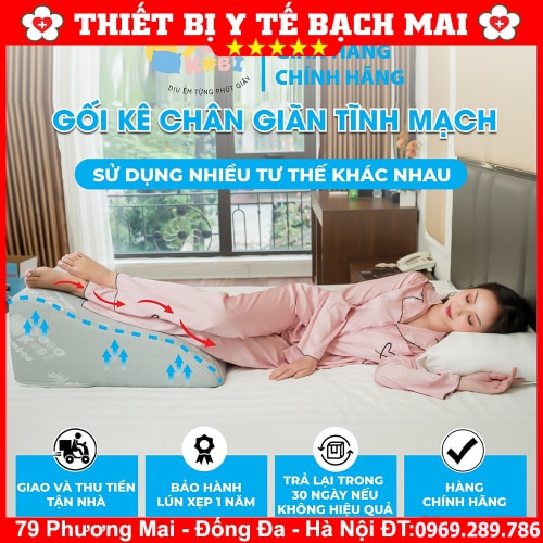 Gối Kê Chân Chống Suy Giãn Tĩnh Mạch YOROKOBI Gối Kê Chân Chống Suy Giãn Tĩnh Mạch YOROKOBI