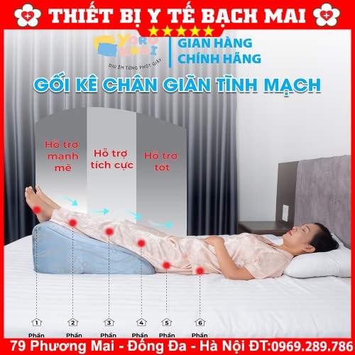 Gối Kê Chân Chống Suy Giãn Tĩnh Mạch YOROKOBI Gối Kê Chân Chống Suy Giãn Tĩnh Mạch YOROKOBI