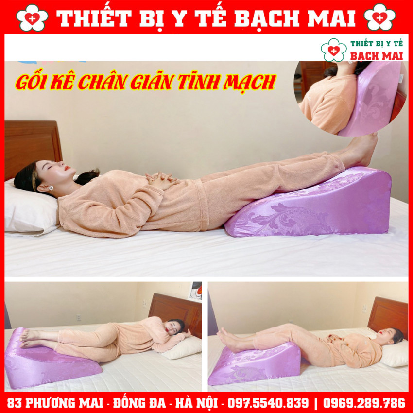 Gối Kê Chân Hỗ Trợ Điều Trị Suy Giãn Tĩnh Mạch Chân Chuyên Dụng YOROKOBI Gối Kê Chân Hỗ Trợ Điều Trị Suy Giãn Tĩnh Mạch Chân Chuyên Dụng YOROKOBI