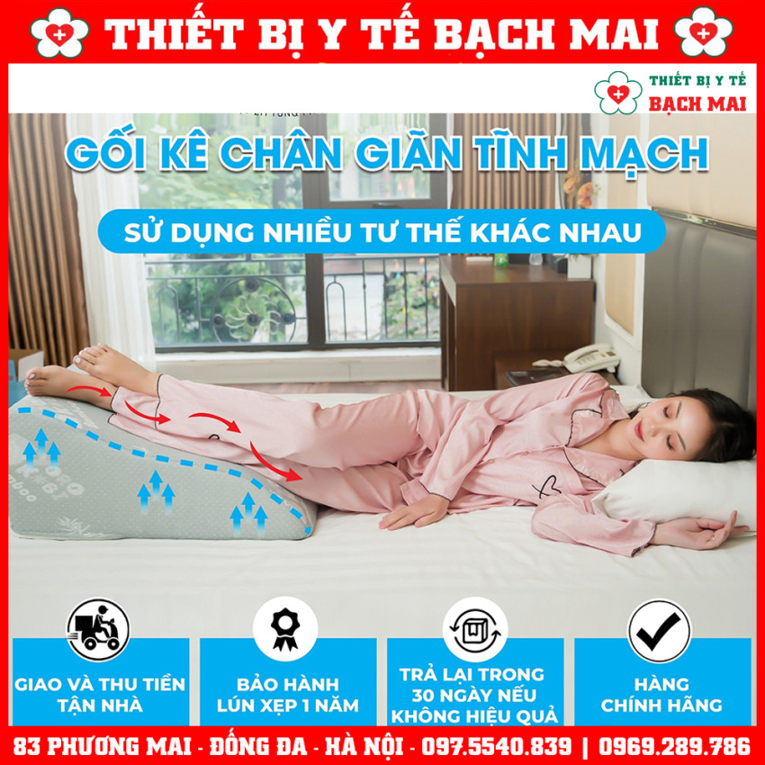 Gối Kê Chân Hỗ Trợ Điều Trị Suy Giãn Tĩnh Mạch Chân Chuyên Dụng YOROKOBI Gối Kê Chân Hỗ Trợ Điều Trị Suy Giãn Tĩnh Mạch Chân Chuyên Dụng YOROKOBI