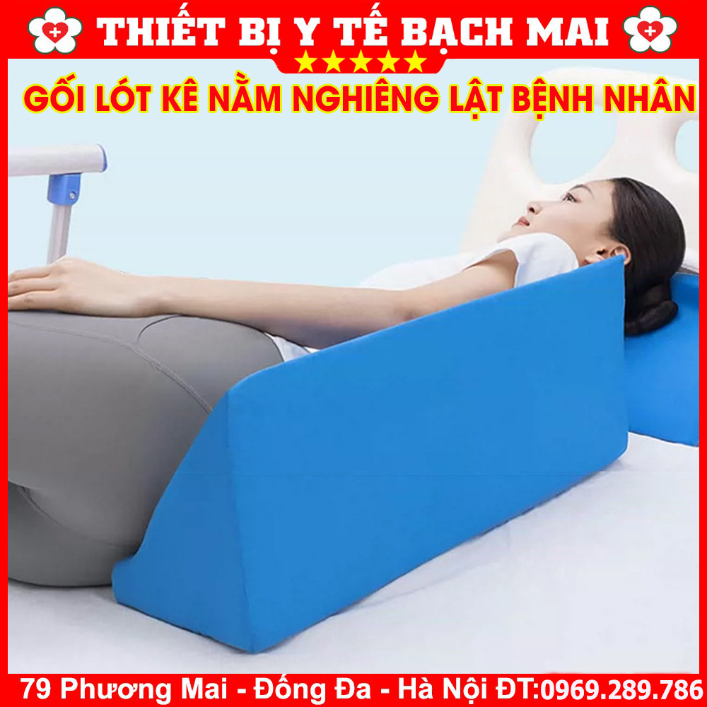 Gối Kê Lót Lưng Nghiêng Xoay Lật Bệnh Nhân - Gối Tam Giác Ngăn Tạo Vết Loét Người Bệnh Gối Kê Lót Lưng Nghiêng Xoay Lật Bệnh Nhân - Gối Tam Giác Ngăn Tạo Vết Loét Người Bệnh