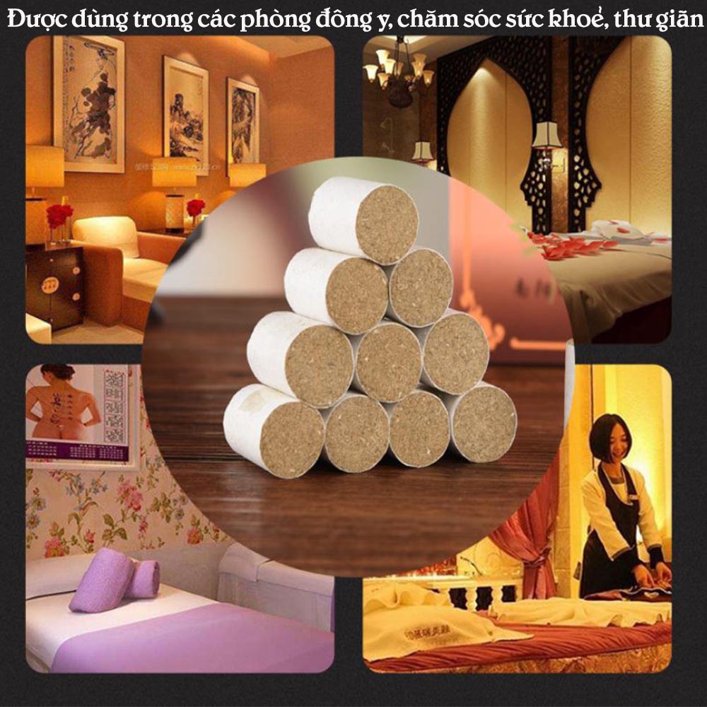 Hộp 108 Viên Ngải Cứu Đoạn, Điếu Ngải Nhung Nguyên Chất Hộp 108 Viên Ngải Cứu Đoạn, Điếu Ngải Nhung Nguyên Chất