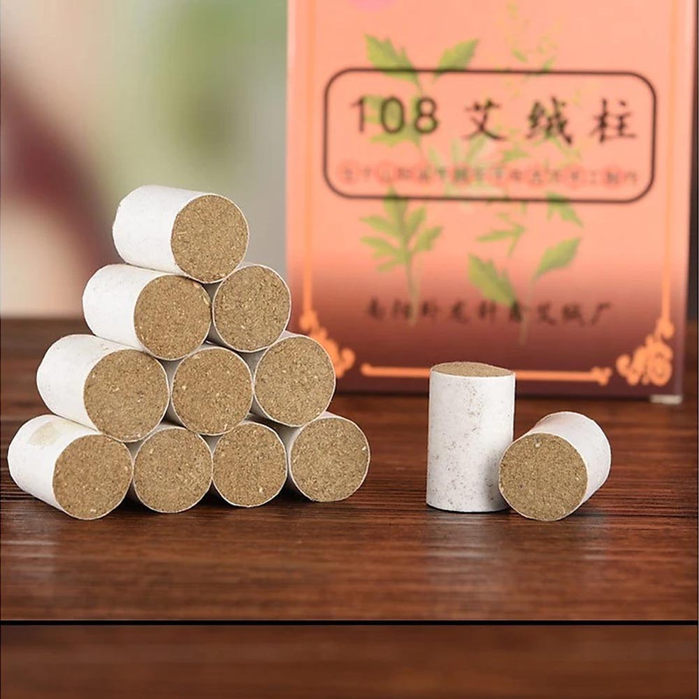 Hộp 108 Viên Ngải Cứu Đoạn, Điếu Ngải Nhung Nguyên Chất Hộp 108 Viên Ngải Cứu Đoạn, Điếu Ngải Nhung Nguyên Chất