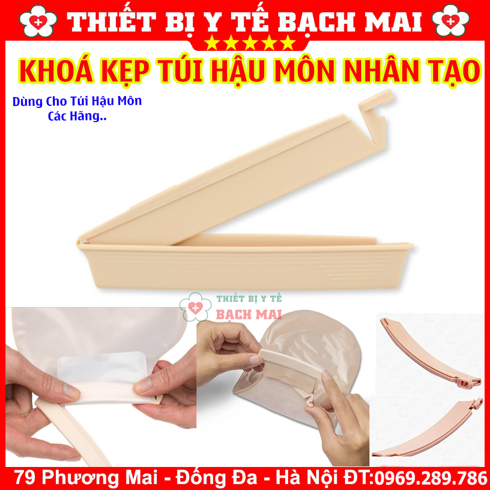Khoá Kẹp Túi Hậu Môn Nhân Tạo Dùng Cho Các Loại Khoá Kẹp Túi Hậu Môn Nhân Tạo Dùng Cho Các Loại
