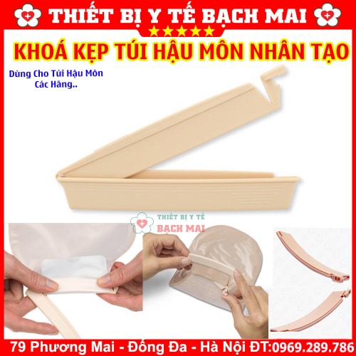 Khoá Kẹp Túi Hậu Môn Nhân Tạo Dùng Cho Các Loại Khoá Kẹp Túi Hậu Môn Nhân Tạo Dùng Cho Các Loại