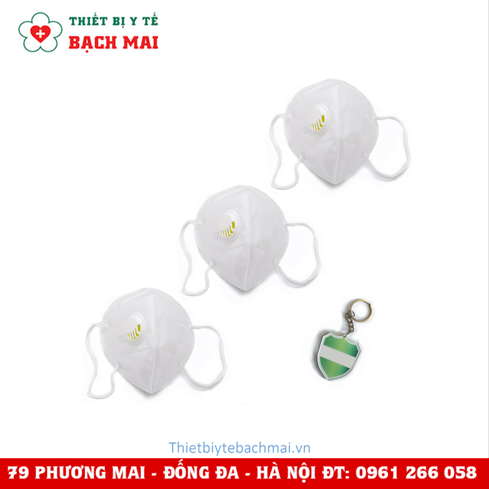Khẩu Trang Y Tế 4 Lớp Đa Năng N95 Có Van Thở Khẩu Trang Y Tế 4 Lớp Đa Năng N95 Có Van Thở