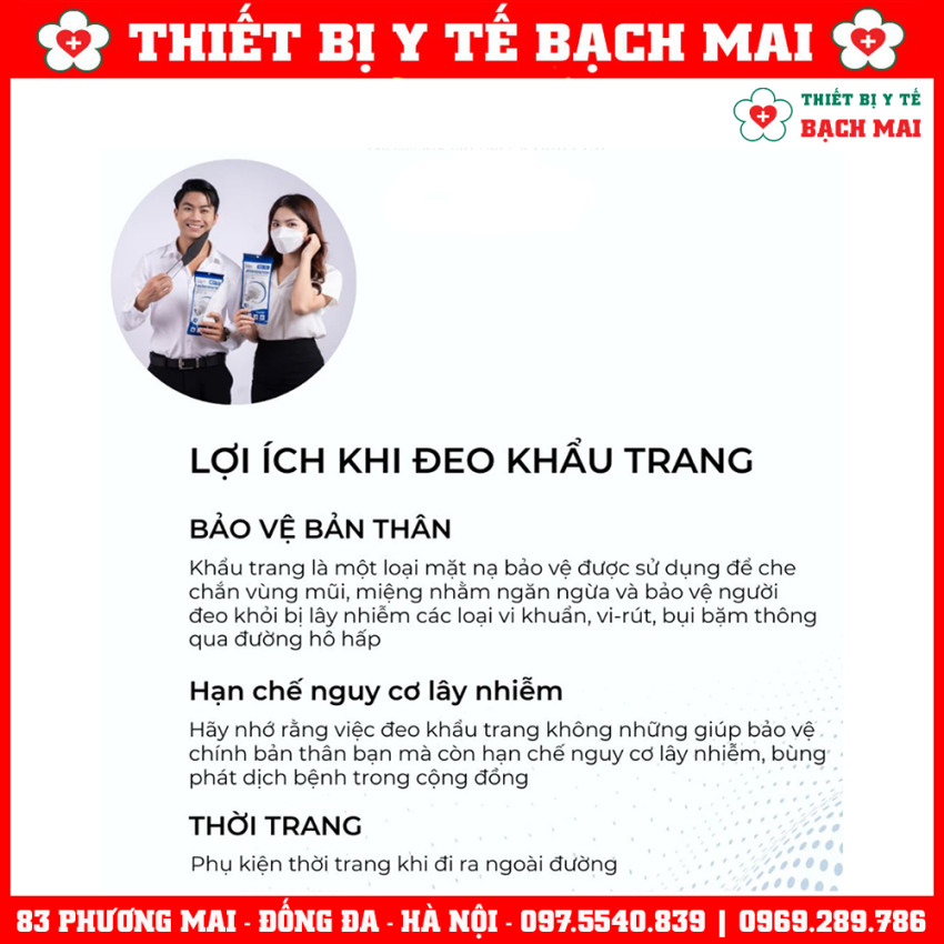 Khẩu Trang Y Tế 4D Mask KF94 Mạnh Khuyên, 4 Lớp Lọc Kháng Khuẩn - Hộp 300 Chiếc