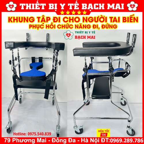 Khung Tập Đi Cho Người Tai Biến, Yếu, Liệt, Phục Hồi Chức Năng Khung Tập Đi Cho Người Tai Biến, Yếu, Liệt, Phục Hồi Chức Năng